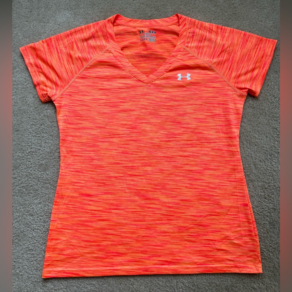 Under Armour Heat Gear Women’s V neck T-Shirt Size M